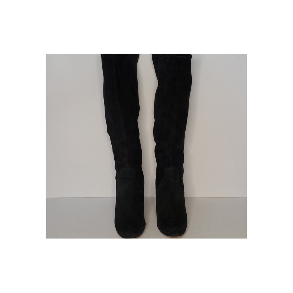 Coach black stretch shade boots